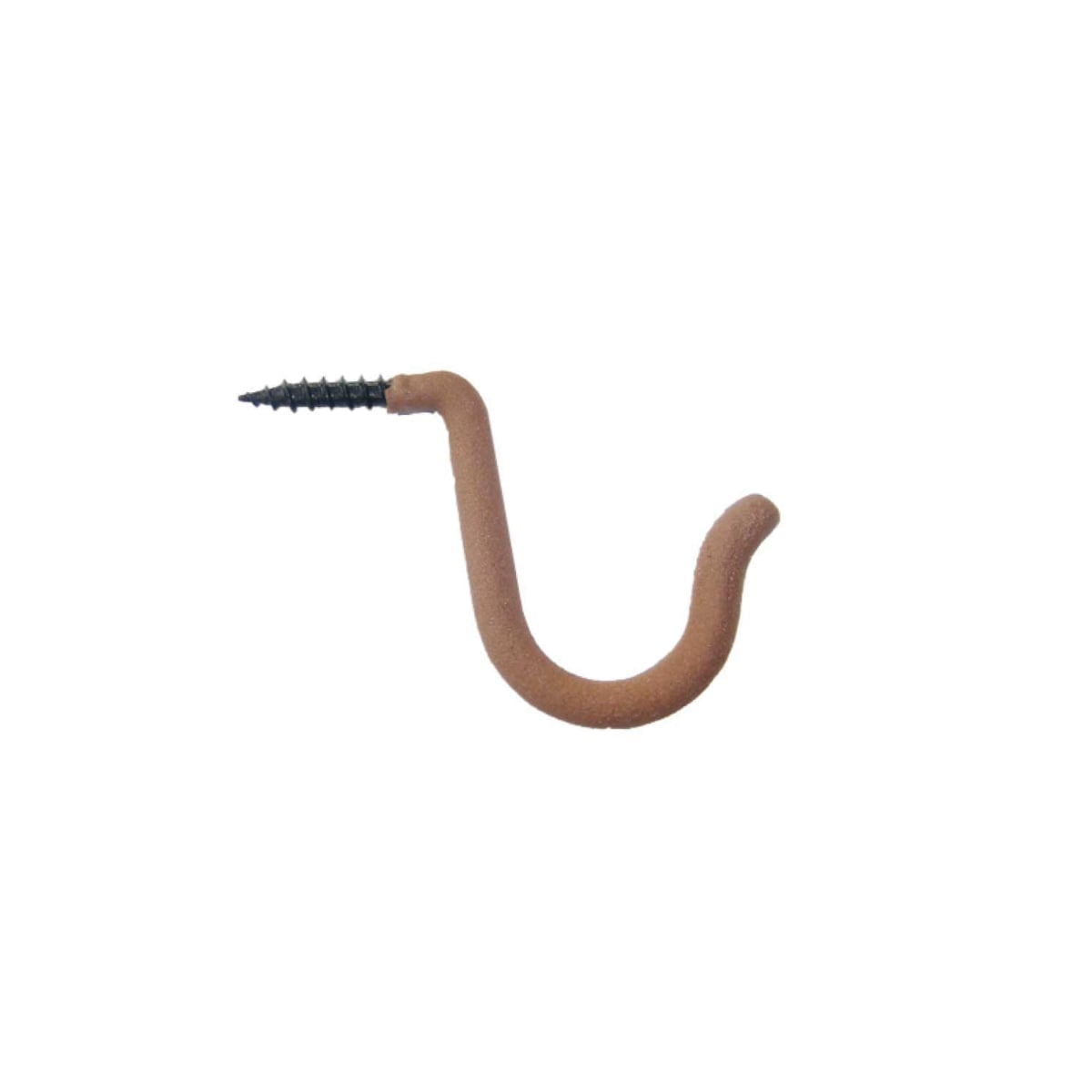 HME Single Accessory Hook, Brown Pack of 6
