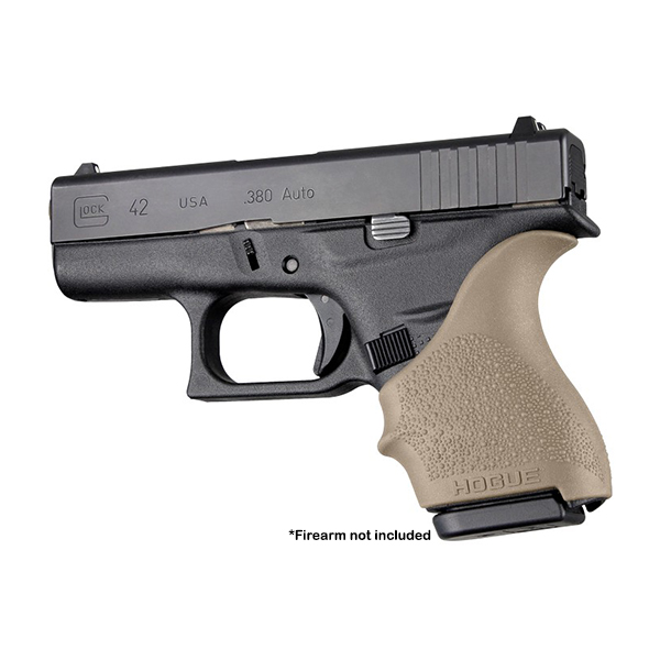 Hogue HandAll Beavertail Grip Sleeve for Glock 42/43, Flat Dark Earth - 18203