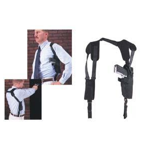Uncle-Mike-S Uncle Mike's Pro-Pak Vertical Shoulder Holsters Black - Fits 5.5" Large Autos