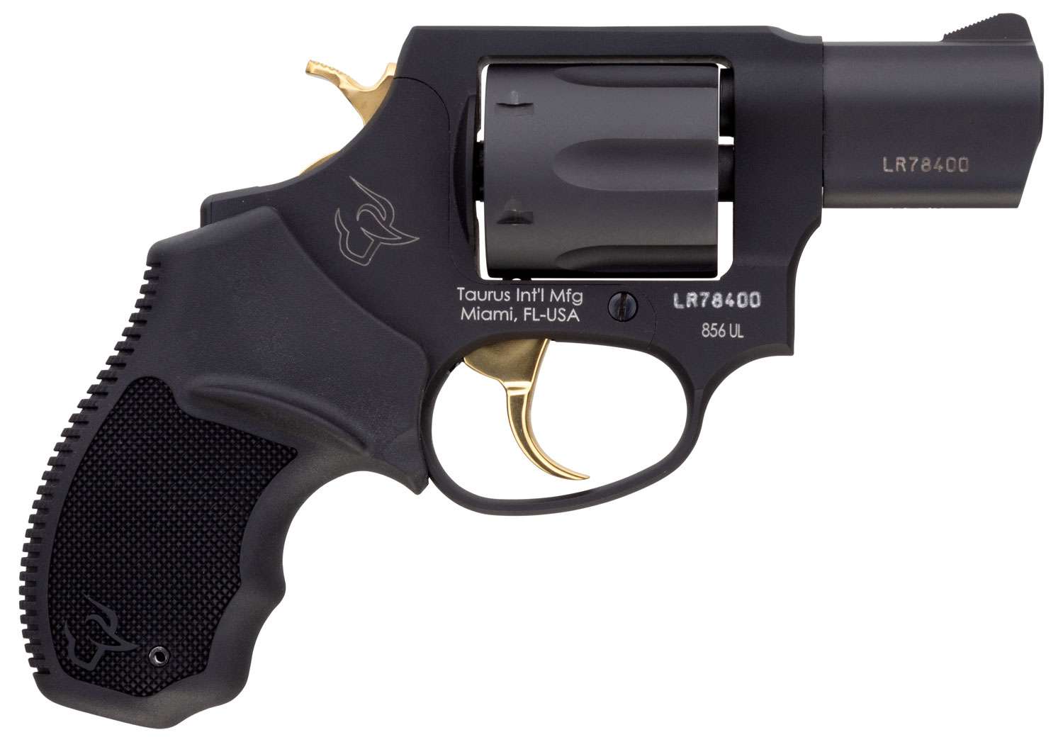 Taurus 856 .38 Special Revolver with Gold Accents