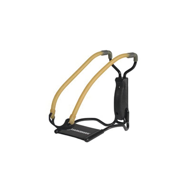 Marksman Adjustable Folding Slingshot, Black/Yellow - 3040