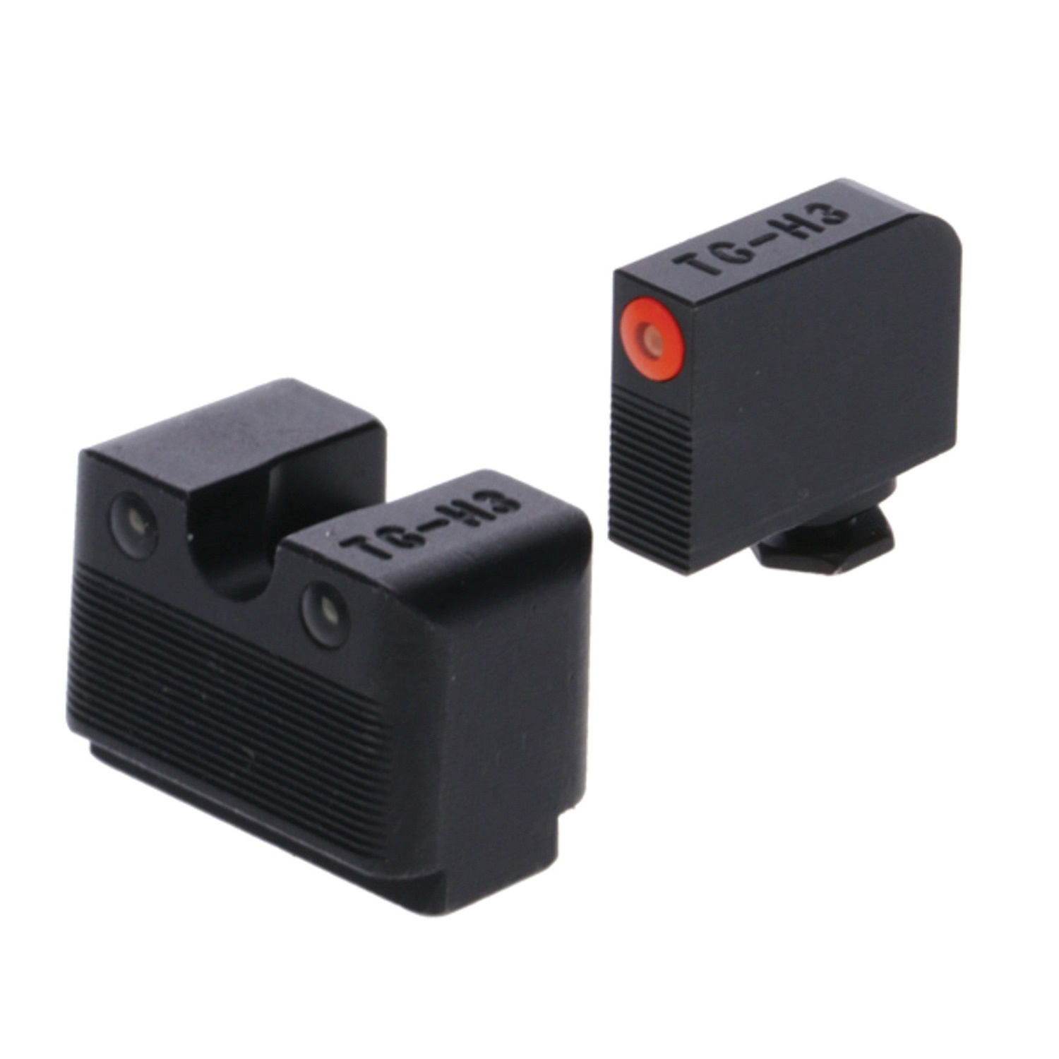 TruGlo Tritium Pro Sight Front/Rear, Green/Orange/Green - TGTG231G3MC