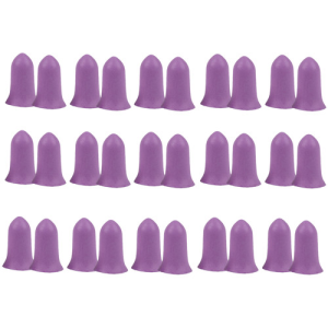 ALLEN Tapered Foam Ear Plugs 32 dB Purple 15 Pair