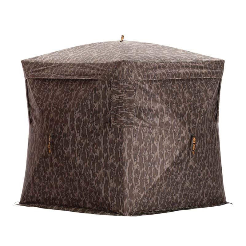 Rhino Blinds Rhino 180 58" x 58" x 66" Hub Blind, Mossy Oak Bottomland Camouflage