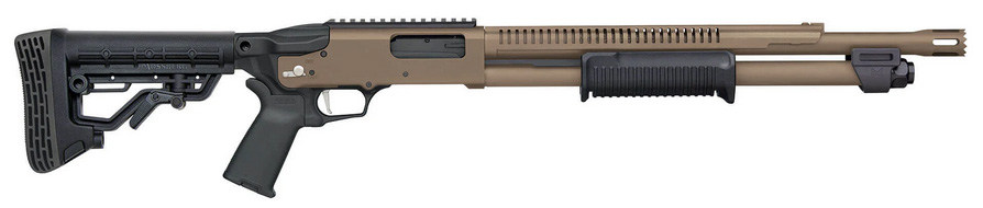 Mossberg 590R 12 Gauge Shotgun with Magpul FDE