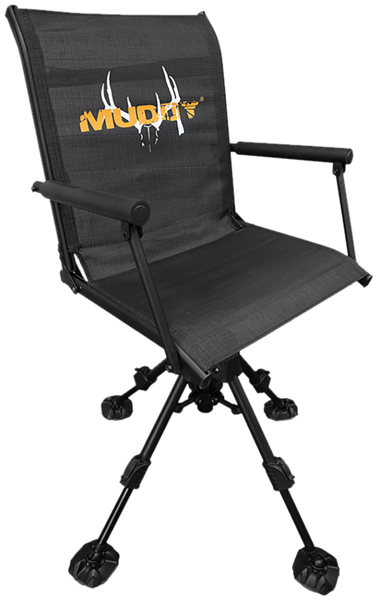 Muddy Swivel-Ease XT 16" - 23" Ground Seat, Black 300 lb