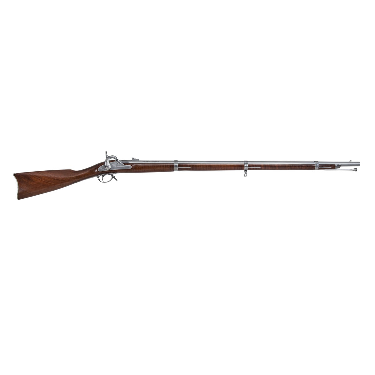 Traditions 1861 Springfield .58 Cal Percussion Rifle - Classic Walnut Finish for Historical Authenticity - R186100