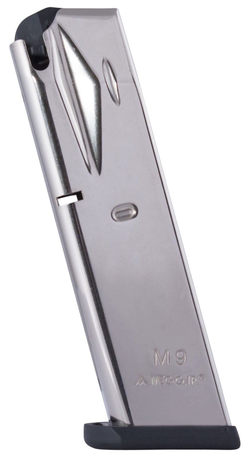 Mec-Gar 10 Round 9mm Limited Magazine, Nickel - PB9210N