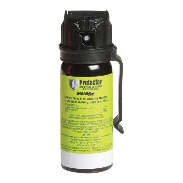 Sabre Protector Dog Spray w/ Belt Clip, 1.8 oz - SRP-MK3