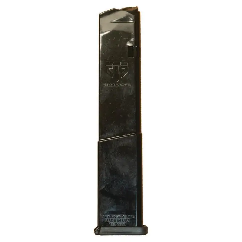 Elite Tactical Systems Handgun Magazine for Glock Model 43X/48 - 9mm Luger 19rds Black Bagged with UPC