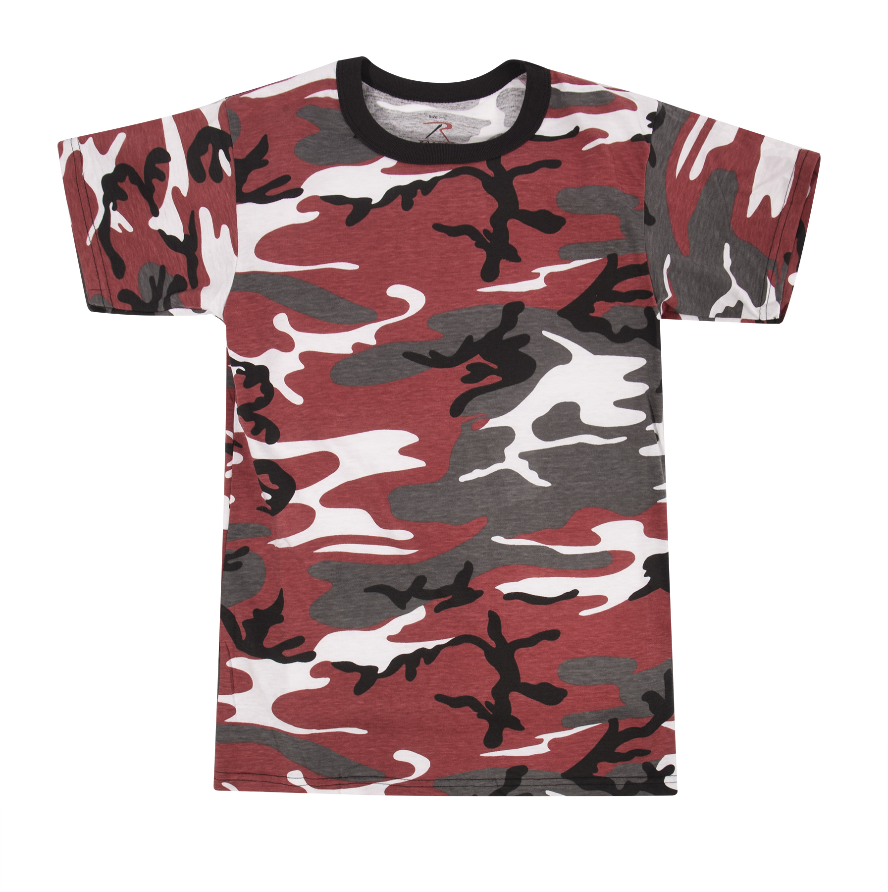 Rothco Kids Camo T-Shirt - Red Camo, X-Large