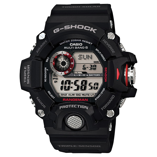 Casio G-Shock Tactical Rangeman Digital Wrist Watch, Black - GW94001