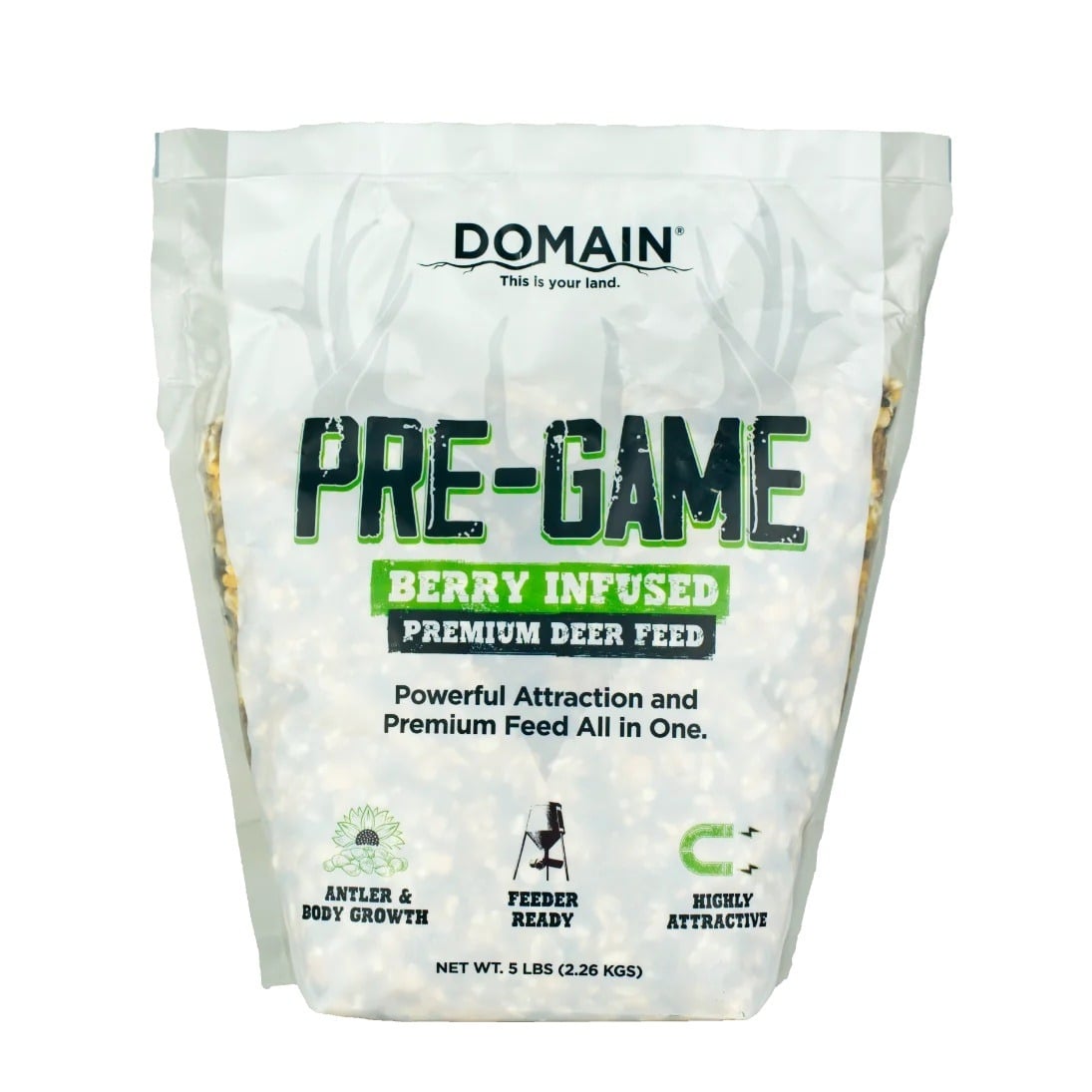 Domain Outdoors Pre-Game Premium Deer Feed, 5 lb - PGDA5