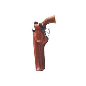 Bianchi 5BHL Thumbsnap OWB Holster Left Hand Colt Python, Ruger GP100, S&W K, L-Frame 4" Leather Tan