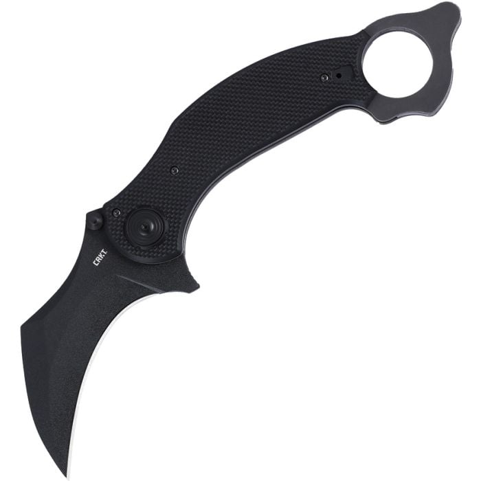 CRKT Du Hoc Deadbolt Folding Karambit Knife, Black - 2635