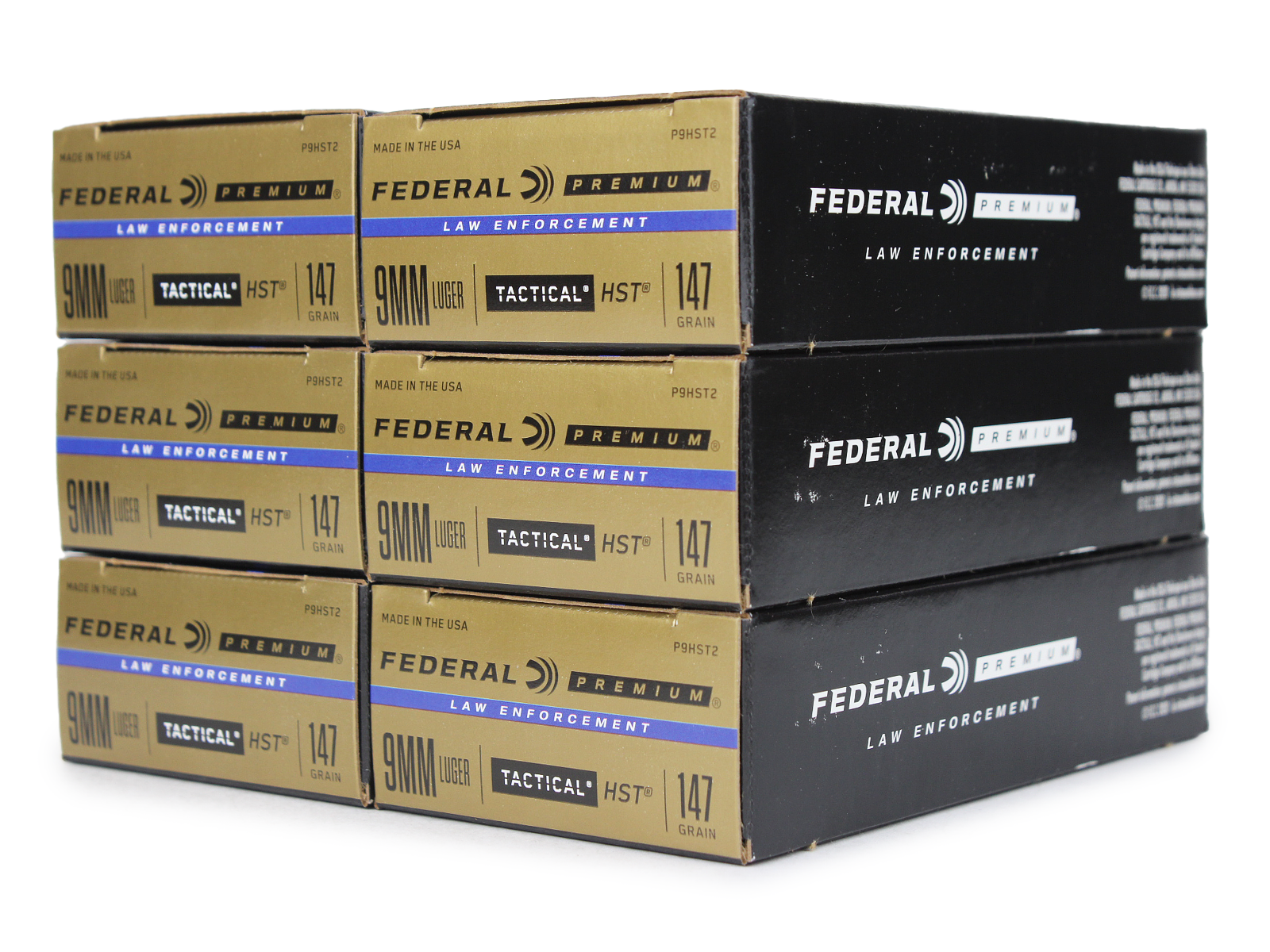 Federal Premium HST 9mm 147 Gr JHP (Range Bundle)