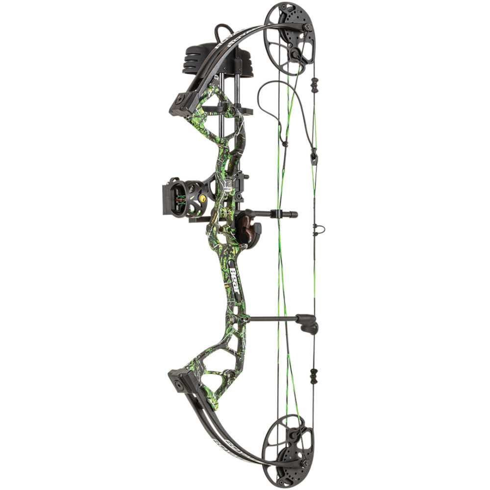 Bear Archery Royale RTH 50LB RH Compound Bow, Toxic