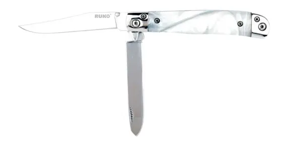 RUKO RUK0185WP 420A TRAPPER WHT PEARL FOLDING