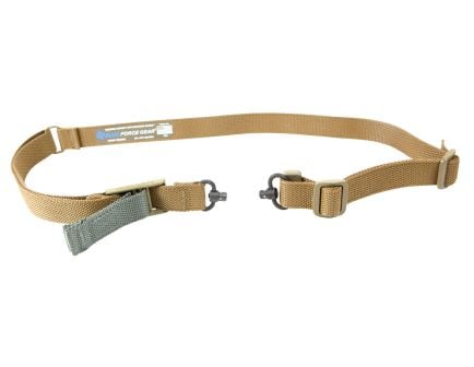 Blue Force Gear Vickers 221 On1-Two Point RED Swivel Sling, Coyote Cordura - VCAS-2TO1-RED-125-AA-CB