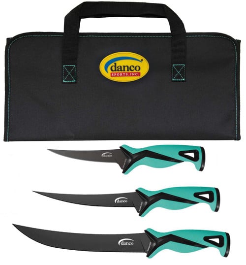 Danco Pro Series 3 Piece Fillet Knife Set, Seafoam - RKB-P-010