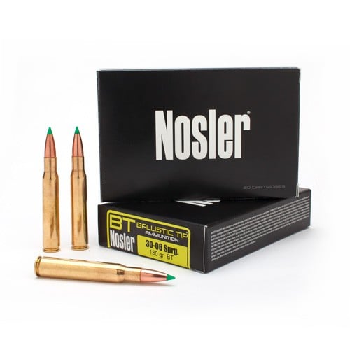 NOSLER BT 30-06 180GR – BALLISTIC TIP 20RD 10BX/CS - No Credit Card Fees - Low, flat rate shipping