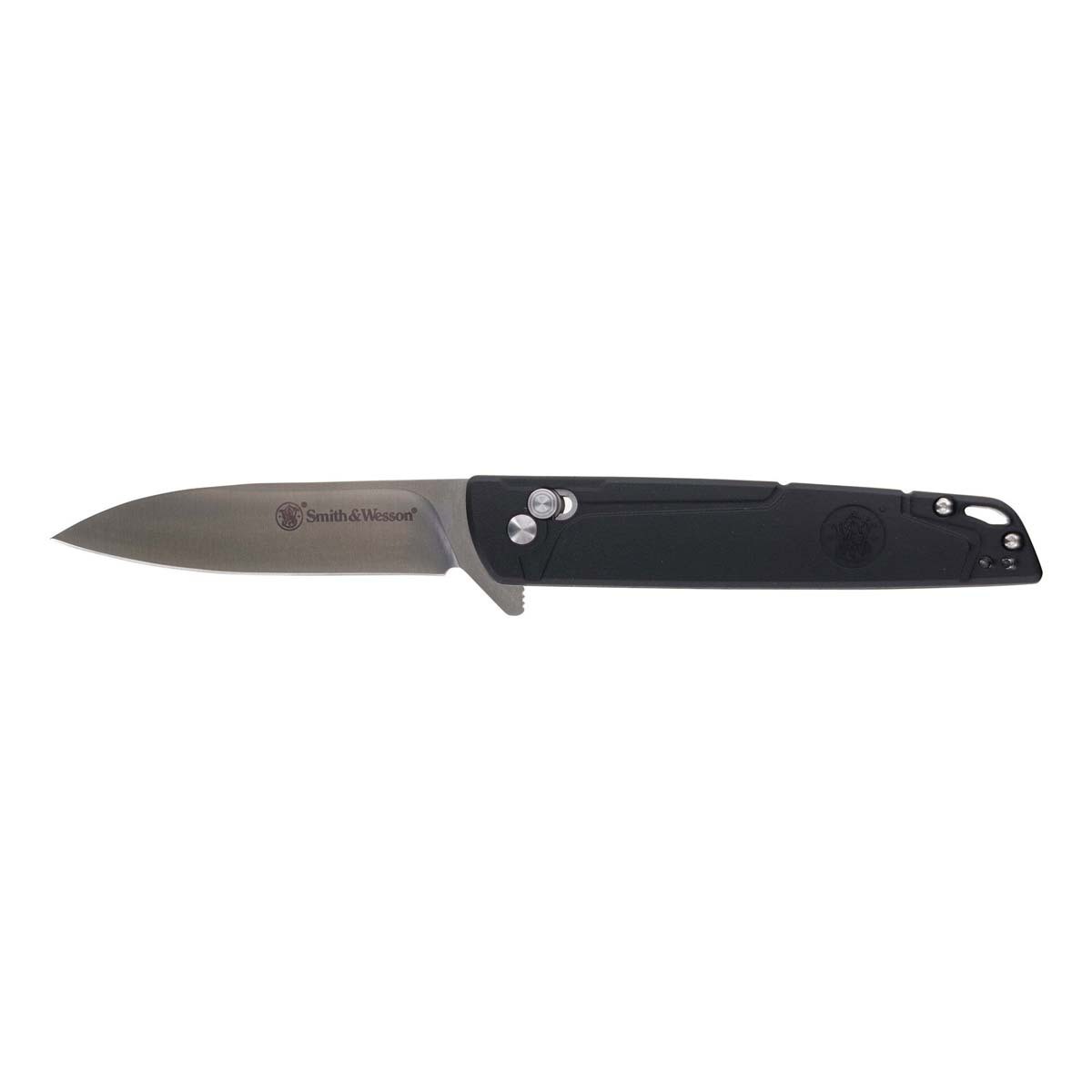 Smith & Wesson Special Ops Crossbar Folding Knife Drop Point, Black