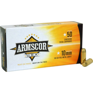 Armscor FAC102N 10mm Automatic 180 GR Full Metal Jacket - 50rd Box
