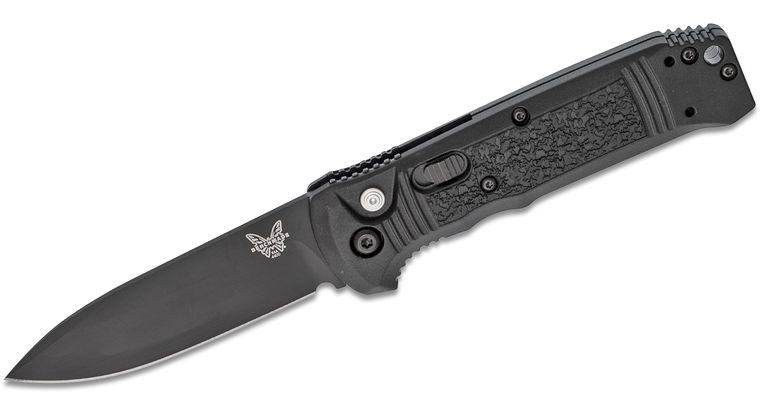 Benchmade Casbah Folding Drop Point Knife, Black - 4400BK