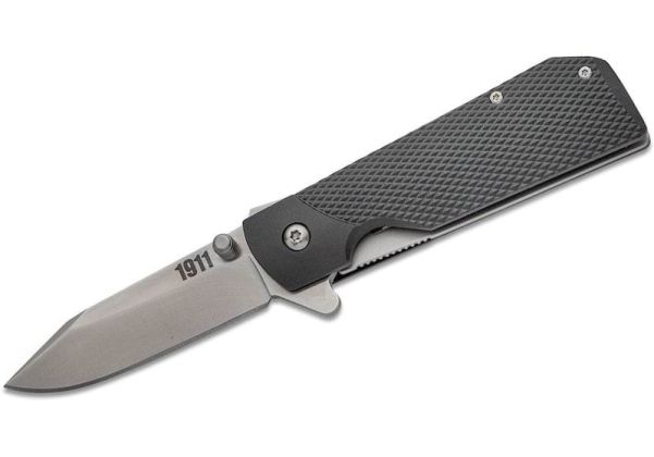Cold Steel Folding Knife Clip Point, Black - CS-20NPJAAZ