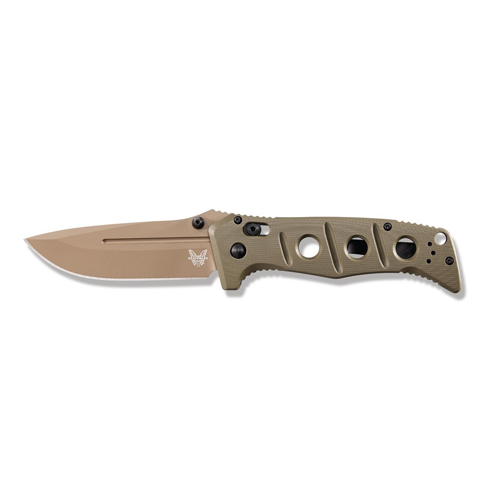 Benchmade Adamas Folding Drop Point Knife, OD Green - 275FE-2