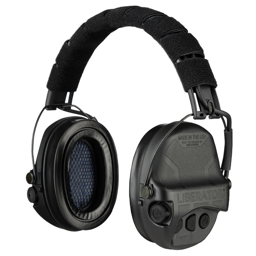 Safariland Liberator HP 2.0 Electronic Earmuffs, Black - TCI-LIBHP-2.0-BLK