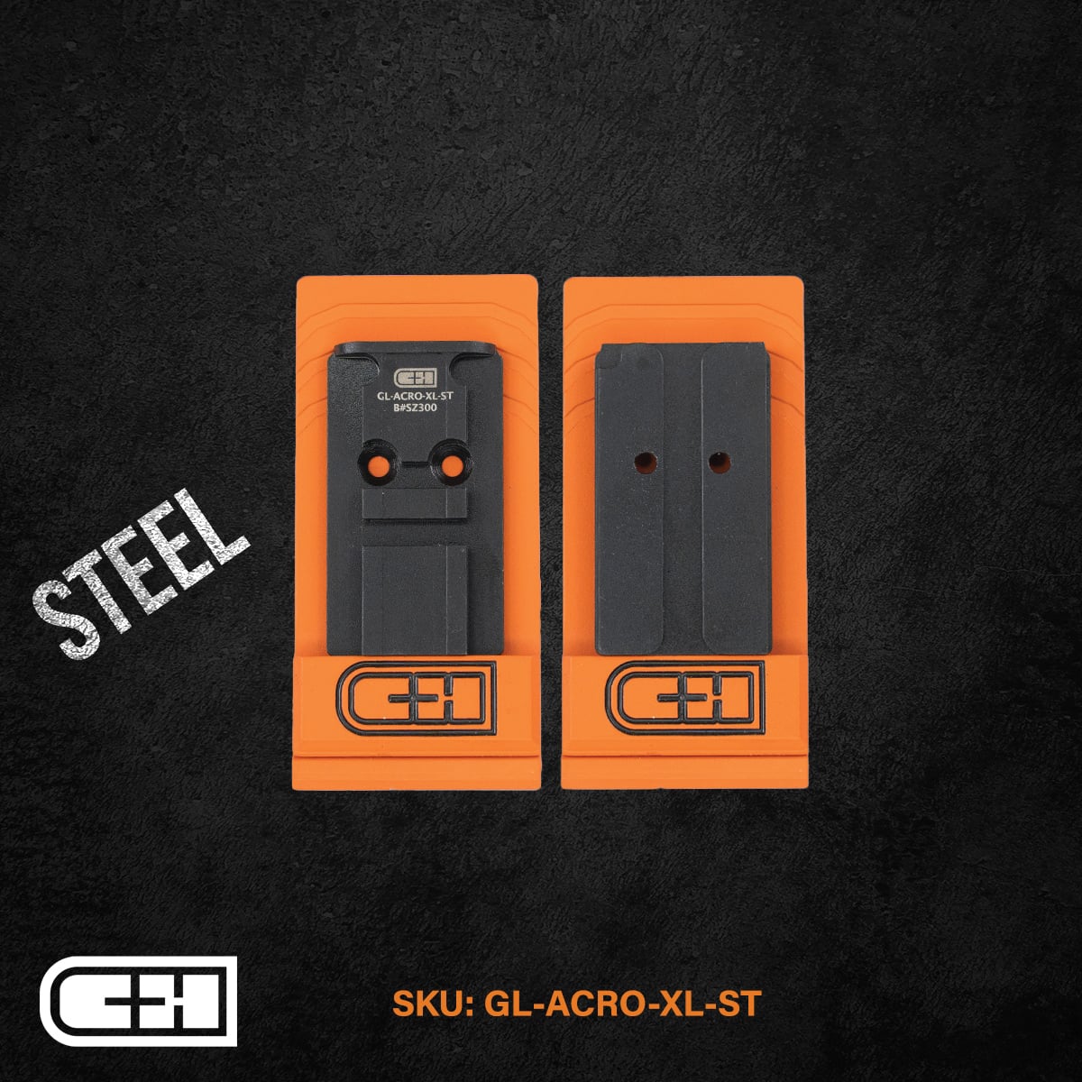 C&H Precision Optic Plate - Glock MOS TO AMPNT ACRO- GL-ACRO-XL-ST