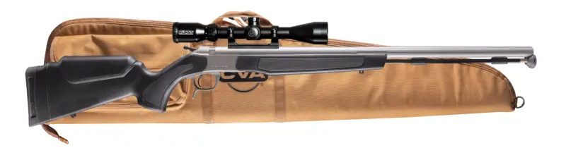 CVA OPTIMA .50CAL SS/BLK PKG