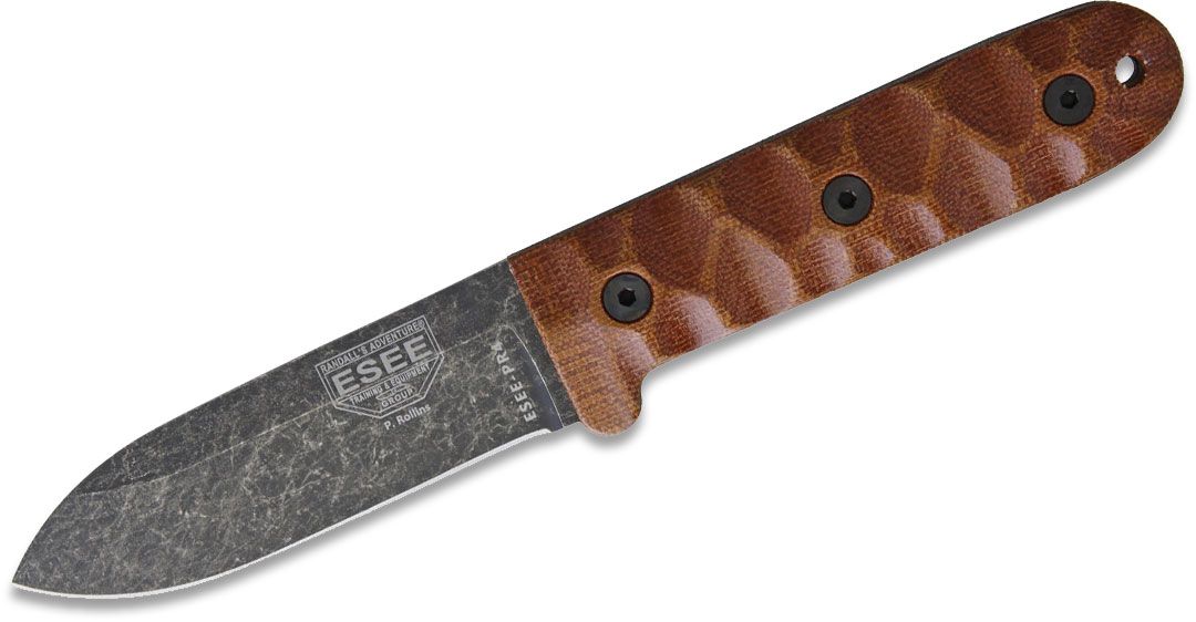 Esee Knives ESEE-PR4, Black Oxide Coating, ESEE Logo