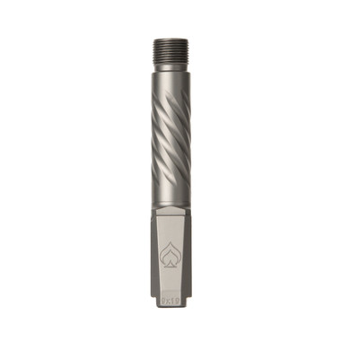 Ballistic Advantage 9mm SIG P365 Standard PVD SS (Light Gray) Threaded Spiral Fluting No LCI Barrel