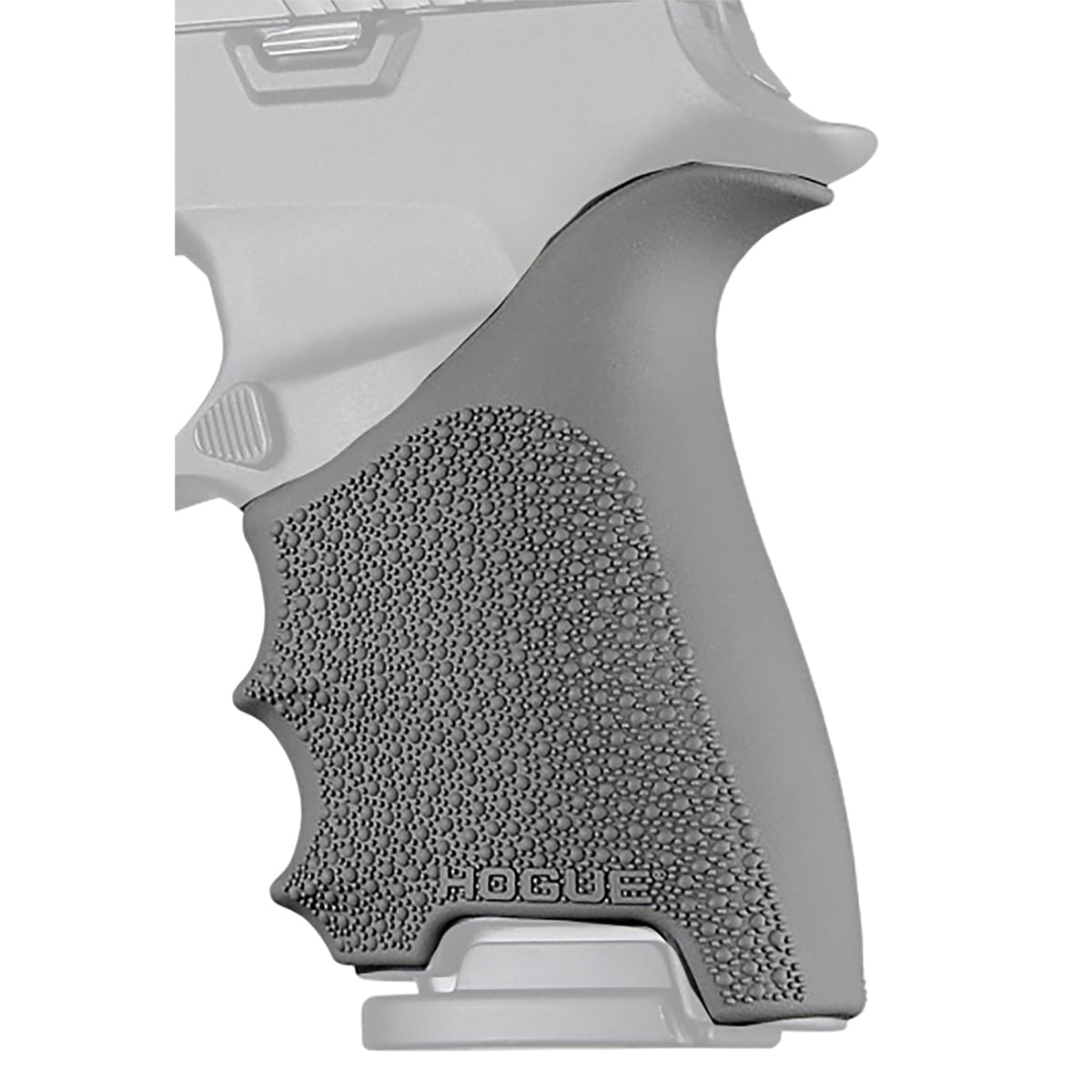 Hogue Handall Beavertail Grip Sleeve Fits Sig Sauer P320 Compact, Slate Gray - Enhanced Comfort - 17612
