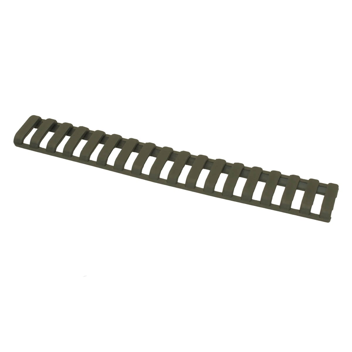 Ergo 18-Slot Low-Profile Picatinny Rail Cover 6", OD Green