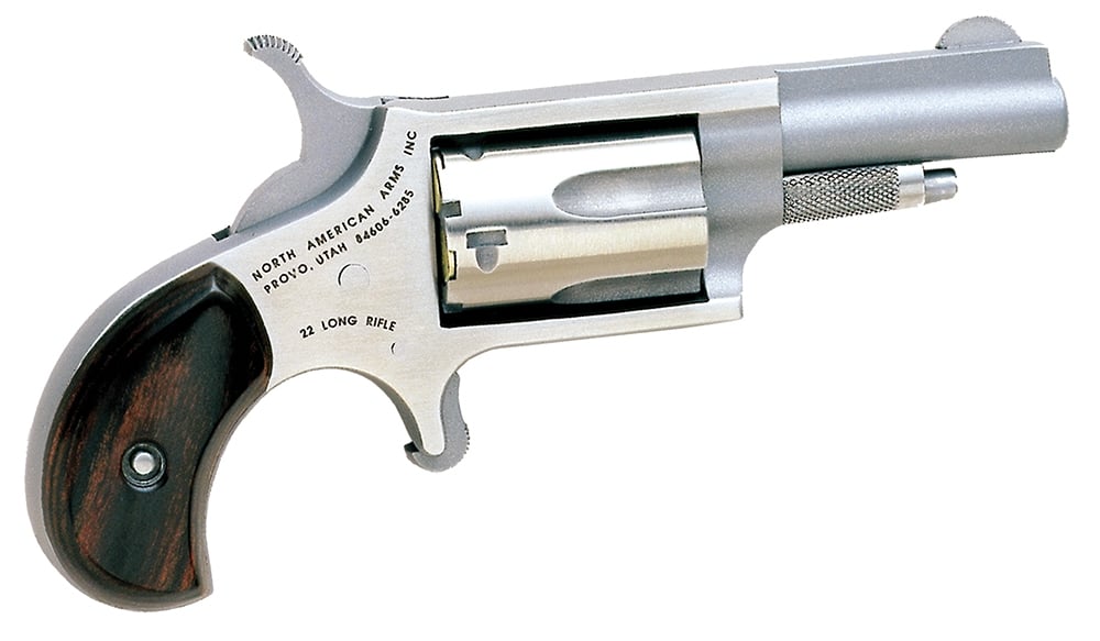 NORTH AMERICAN ARMS MINI 22LR REV 1-5/8″ SS - No Credit Card Fees - Low, flat rate shipping