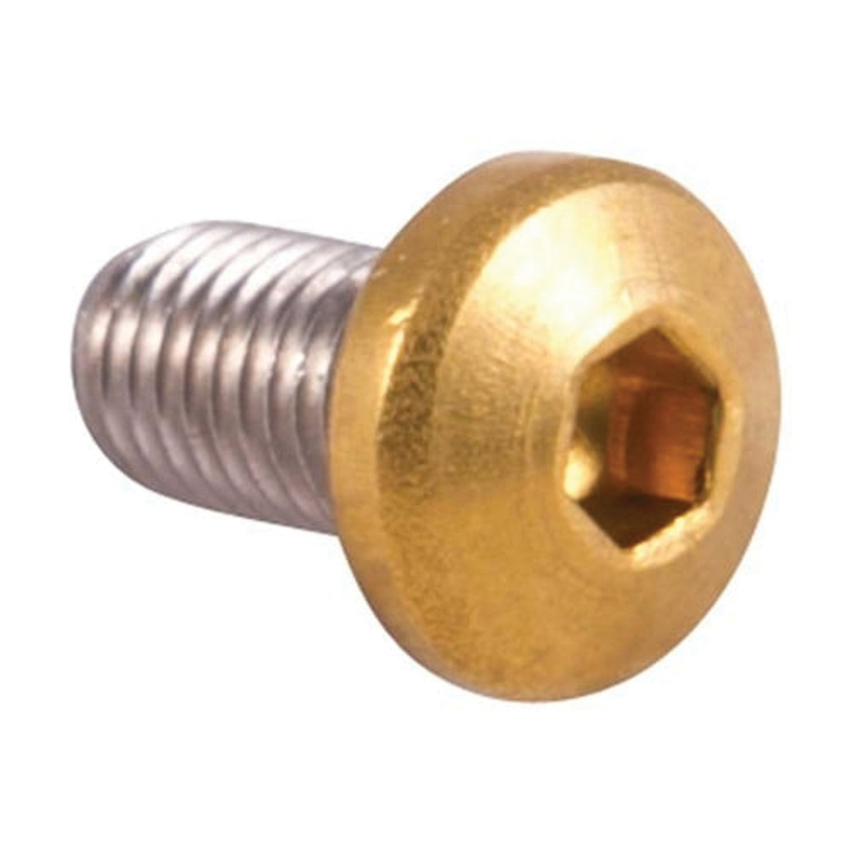 Brownells 4-Pack Hex Grip Screw Fits 1911 Commander/1911 Government, Gold