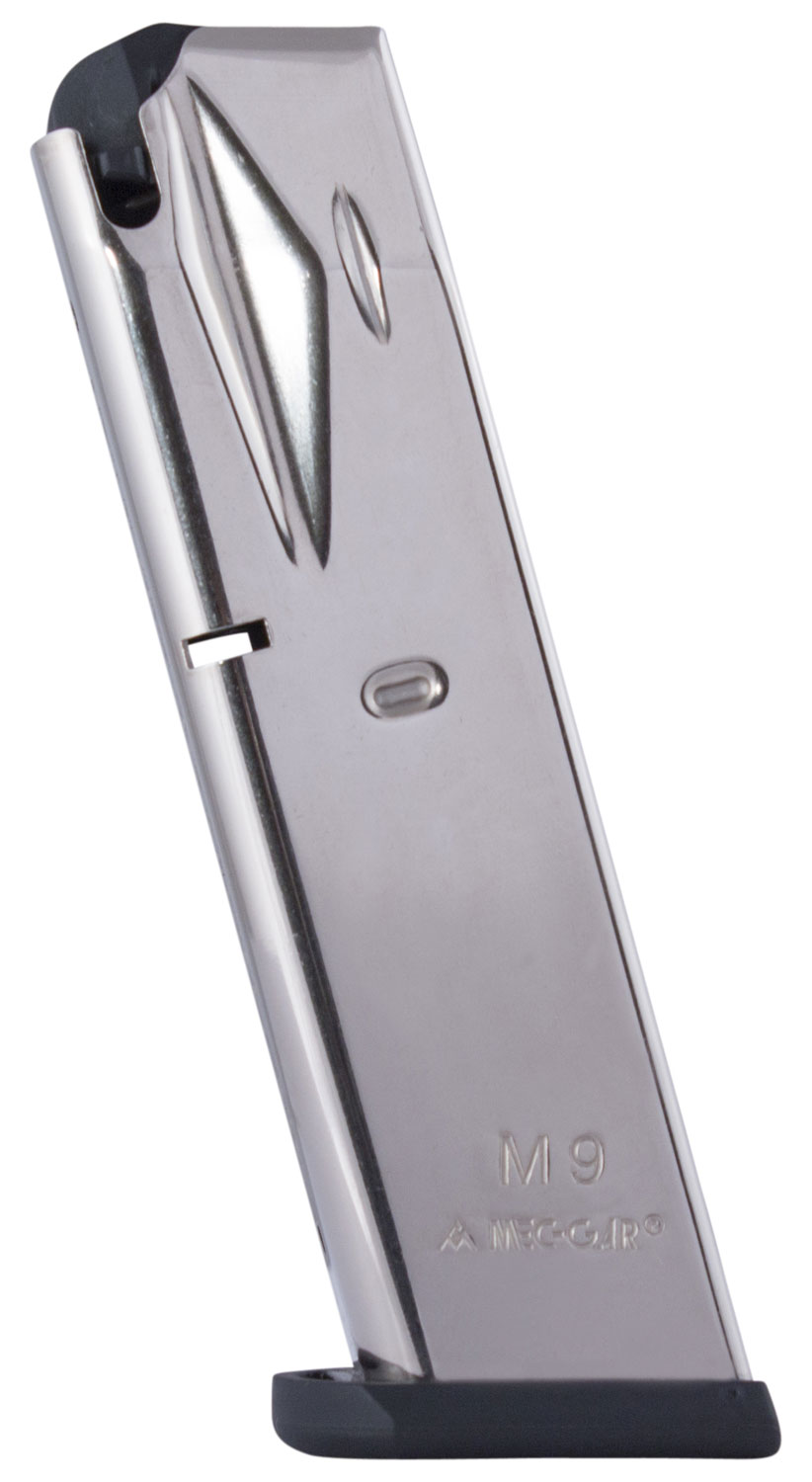 Mec-Gar 10 Round 9mm Limited Magazine, Nickel - PB9210N