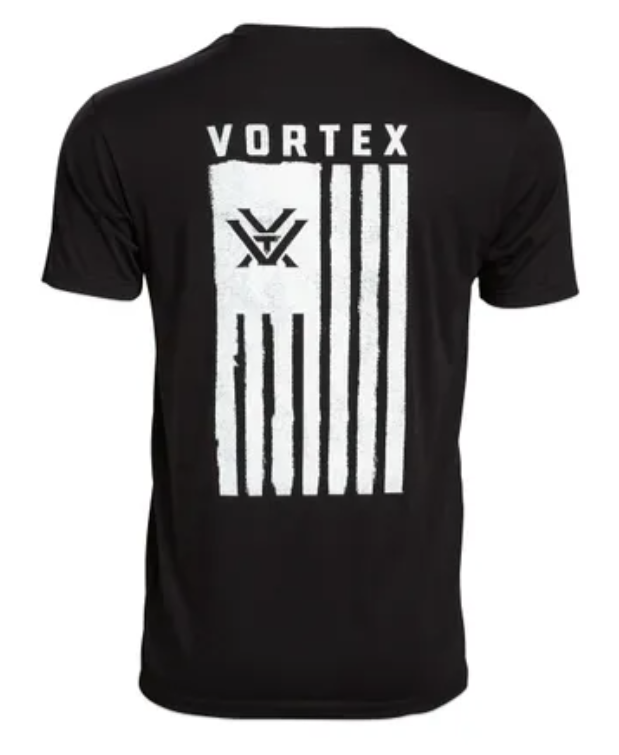 Vortex Men's Salute Short Sleeve T-Shirt, Black - Large