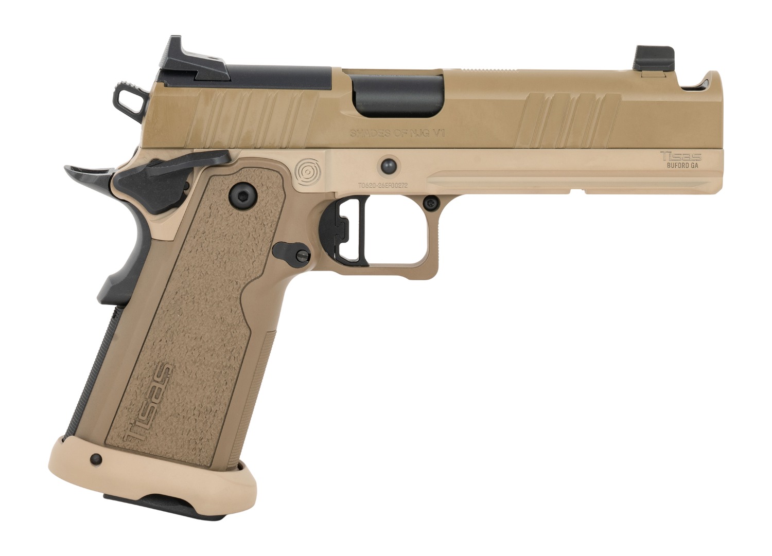 TISAS Duty 9 9mm 5" 17R FDE Semi Auto Handgun