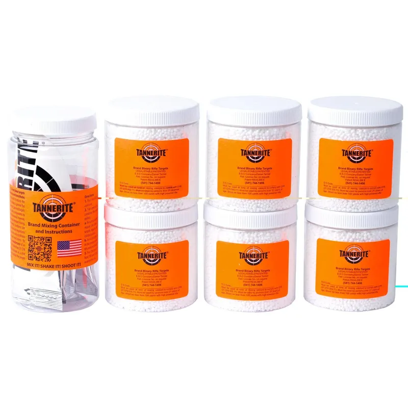 Tannerite Starter Kit - 6 Reactive Targets  1/2 Pound Each