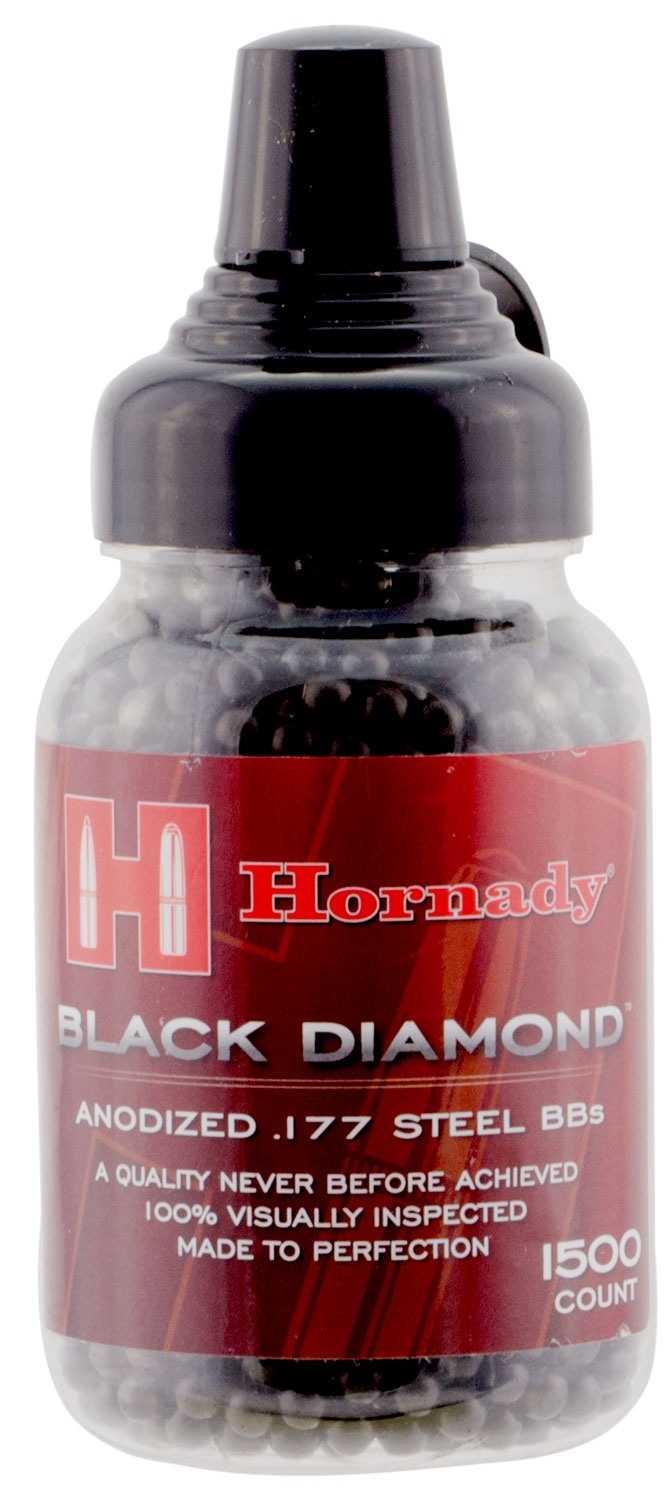 Umarex Hornady Black Diamond .177 BBs, 1500/Plastic Bottle - 2211056