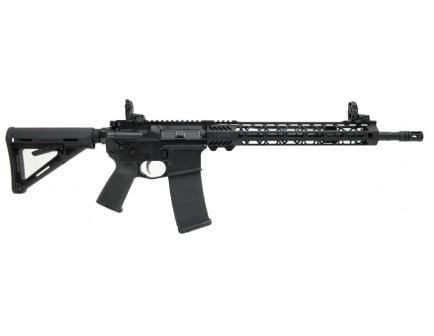 PSA 16" Mid-Length 5.56 NATO 1/7 Nitride 13.5" Lightweight M-Lok MOE EPT Rifle w/MBUS Sight Set