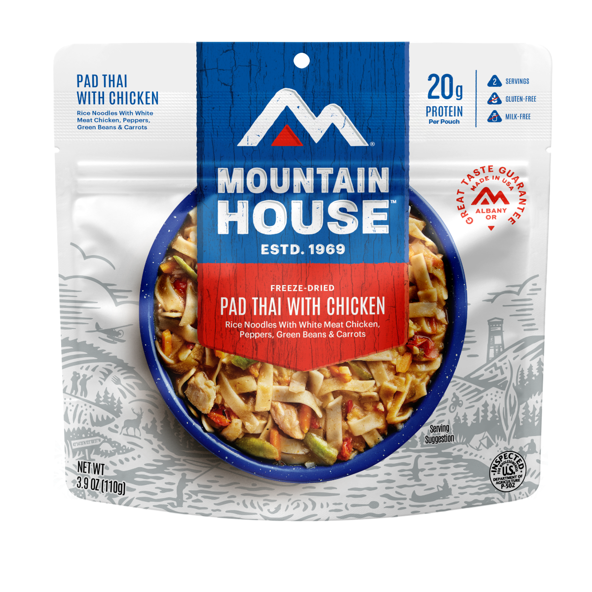 Mountain House Freeze Dried Pad Thai w/ Chicken - 55181