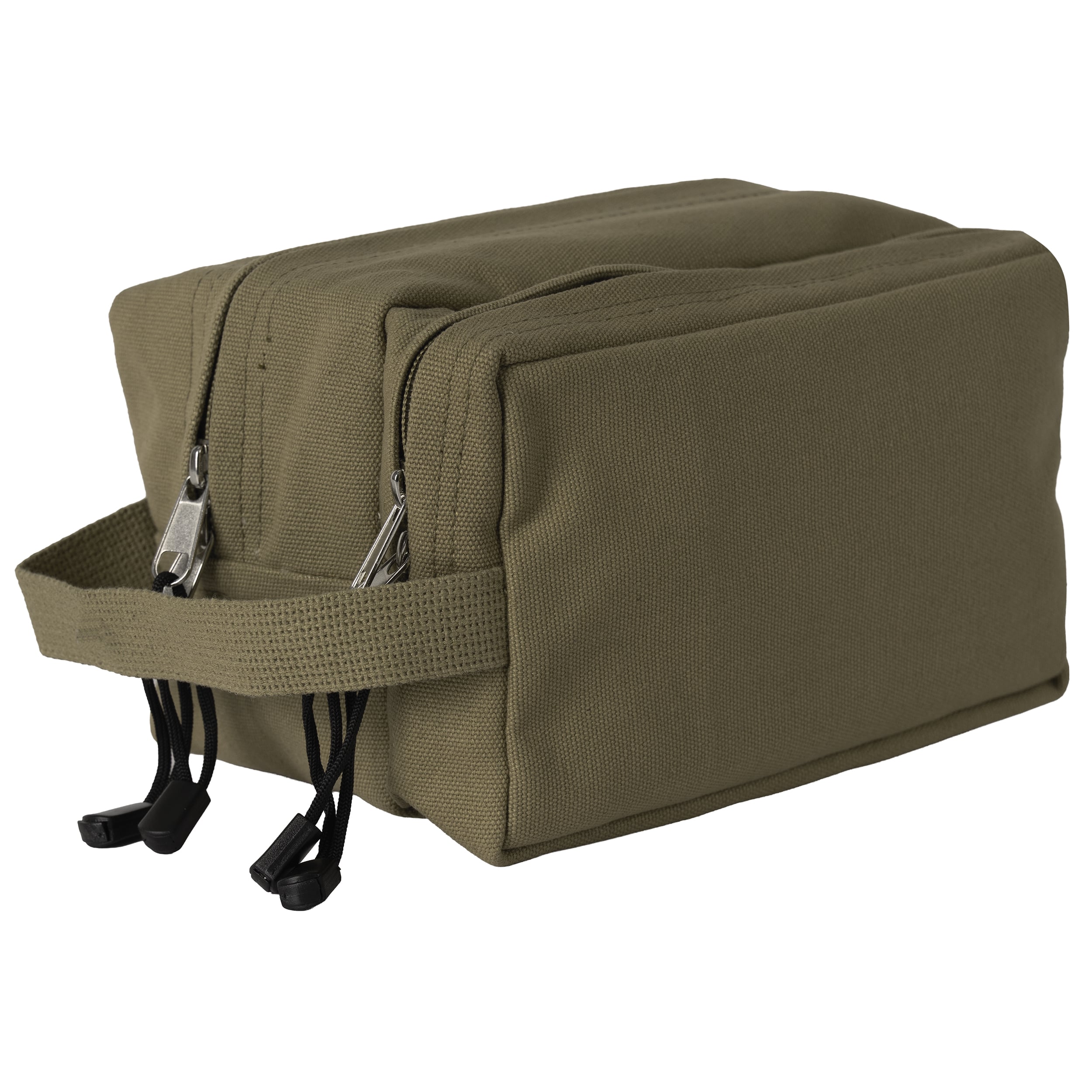 Rothco Canvas Dual Compartment Travel Kit - Olive Drab