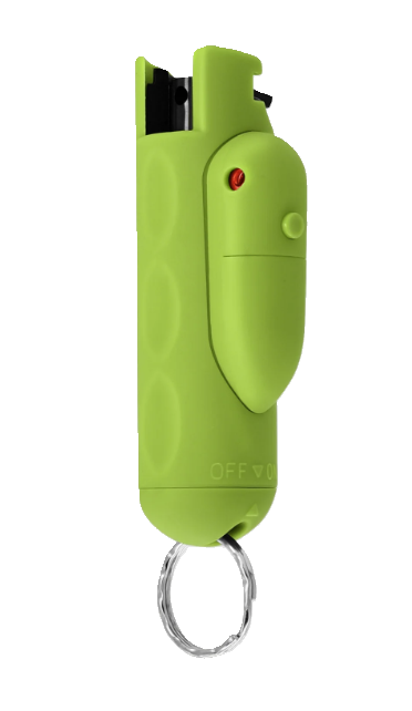 Guard Dog Accufire 2 Laser Target Keychain Pepper Spray w/ SnapShot Release,Titanite