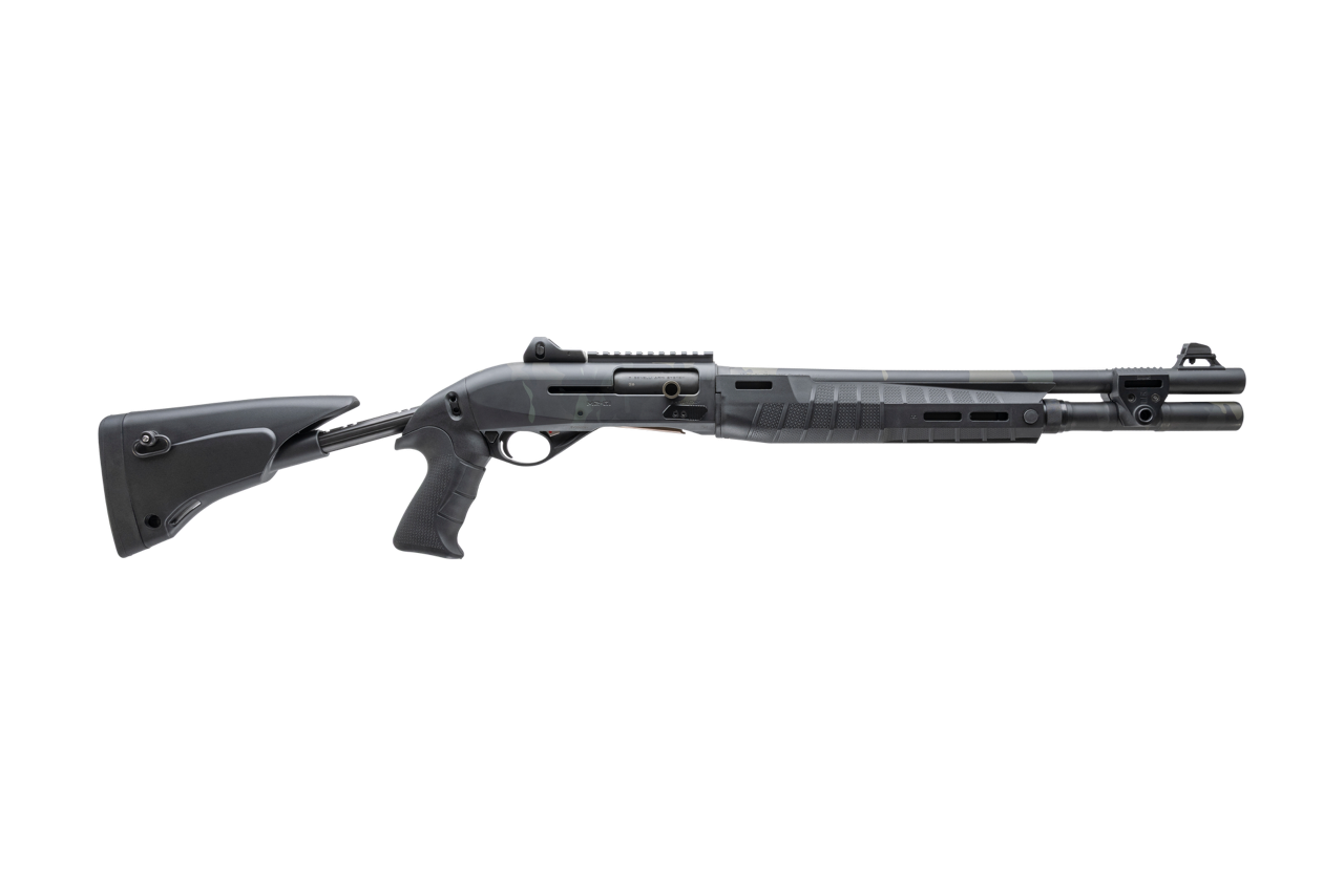 Benelli M2-G1 922r 18.5" 12GA 7rd Semi Automatic Shotgun w/ 5-Position Stock, Multi-Cam Black
