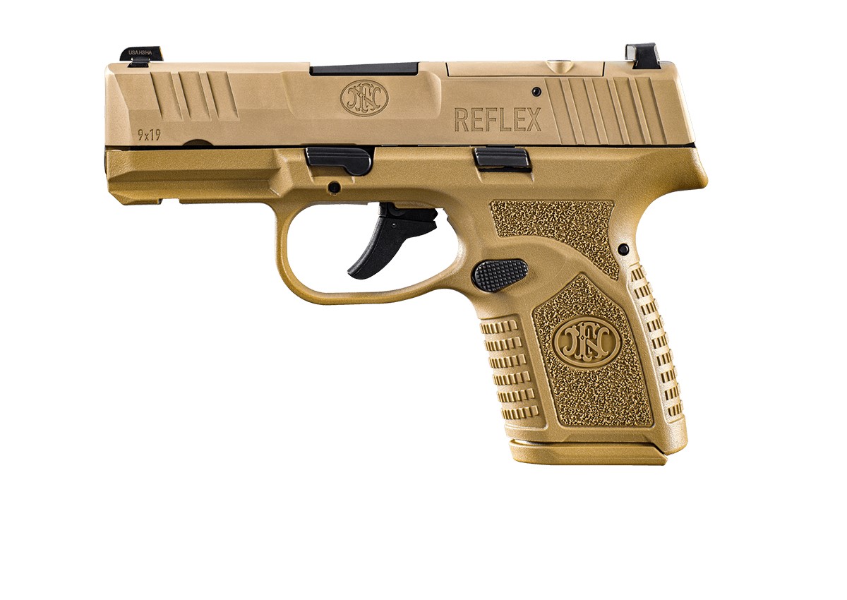 FN America FNM REFLEX MRD 9MM FDE 10RD